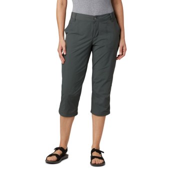 Columbia Silver Ridge 2.0 Capri, Pantalones Grises Oscuro Para Mujer | 568721-DXF